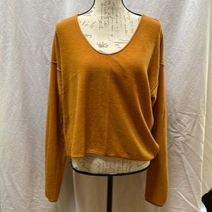 Free people cashmere v neck sweater